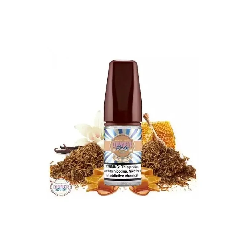 Dinner Lady Sweet Tobacco (Tütün, Karamel ve Krema) Salt Likit Dinner Lady Sweet Tobacco (Tütün, Karamel ve Krema) Salt Likit