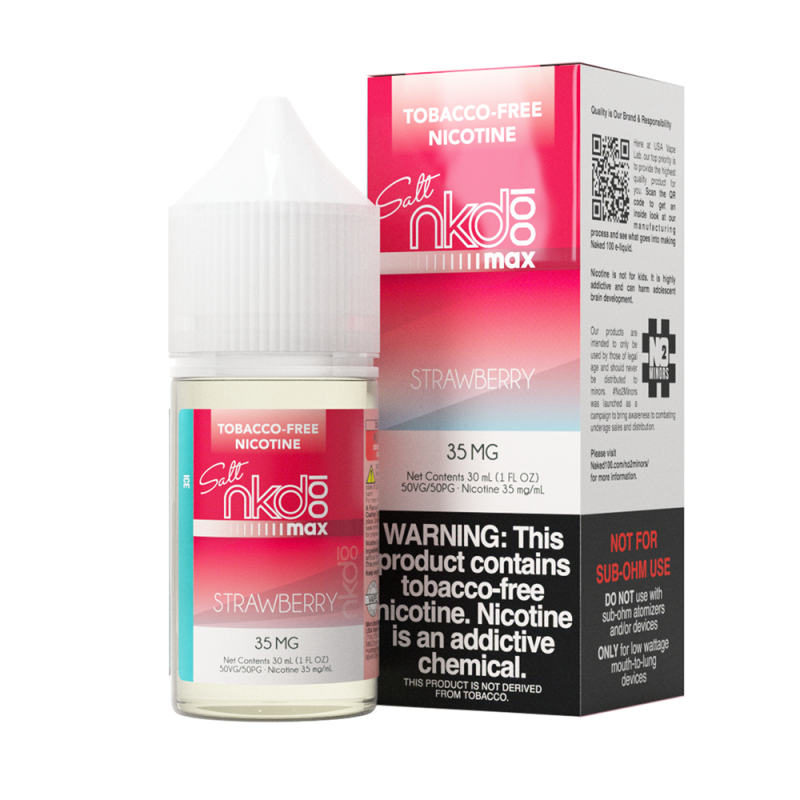 Naked Strawberry Ice Salt Likit Naked Strawberry Ice Salt Likit