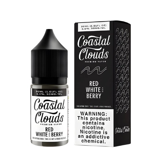 Coastal Clouds - Iced Red White Berry